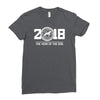 2018 the year of the dog (boxer) eu Ladies Fitted T-Shirt