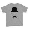 moustache gentleman Youth Tee