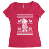 christmas saiyan prince Women's Triblend Scoop T-shirt
