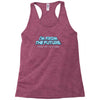 im from the future prezels thats all im saying Racerback Tank