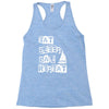 eat sleep sail repeat Racerback Tank