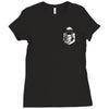 pocket dark link Ladies Fitted T-Shirt
