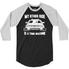 my other ride is a time machine 3/4 Sleeve Shirt