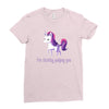 judging you Ladies Fitted T-Shirt
