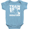 silver edition train insaiyan dragonball z insane bodybuilding goku Baby Onesie