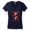 quinn of heart Women's V-Neck T-Shirt