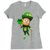 DABBİNG LEPRECHAUN Ladies Fitted T-Shirt