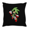 zombie sonic Throw Pillow