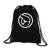 ghost logo design Drawstring Bags