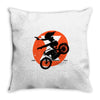 black attack Throw Pillow