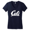 cali black new Women's V-Neck T-Shirt