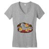 cheddar power Women's V-Neck T-Shirt