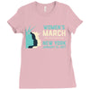 Women's March New York Ladies Fitted T-Shirt