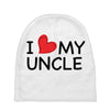I Love My Uncle Baby Beanies