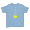 funny 80s pacman 'eating buttons' Youth Tee