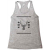 ugly deer christmas Racerback Tank