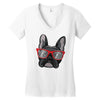 hipster pillows Women's V-Neck T-Shirt
