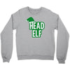 christmas head elf Crewneck Sweatshirt