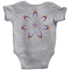 rainbow flower Baby Onesie