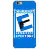 second amendment rated e for everyone iPhone 6/6s Case