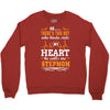 There's This Boy Who Stole My Heart He Calls Me Stepmom Crewneck Sweatshirt