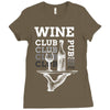 Wine Club Ladies Fitted T-Shirt