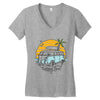 summer time Women's V-Neck T-Shirt