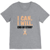 I Can I Will End Of The Story V-Neck Tee