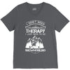 I Don't Need Therapy Just to Go Snowmobiling V-Neck Tee