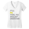it's a pig thing Women's V-Neck T-Shirt