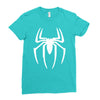 black funny glow in dark glowing Ladies Fitted T-Shirt