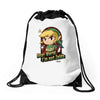 dear world, i&rsquo;m not zelda Drawstring Bags