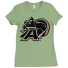 army secondary Ladies Fitted T-Shirt