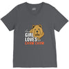 This Girl Loves Her Chow Chow V-Neck Tee