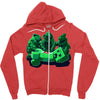 creeper squad Zipper Hoodie