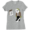 Friday The 12Th Funny Horror Movie Ladies Fitted T-Shirt