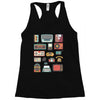 vintage electronic retro technology Racerback Tank