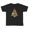 christmas tree made of bells stocking santa Toddler T-shirt