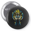 majin warrior Pin-back button