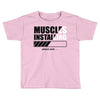muscles installing Toddler T-shirt