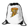 pizza smoking Drawstring Bags