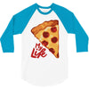 pizza my life 3/4 Sleeve Shirt