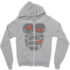 gunshot gorilla chest tee Zipper Hoodie
