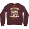 Super Cool Husband Of A Freaking Awesome Wife Crewneck Sweatshirt