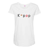 K-POP Maternity Scoop Neck T-shirt
