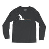 unicorn scooting on the floor Long Sleeve Shirts
