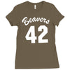 beavers 42 Ladies Fitted T-Shirt