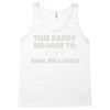 personalised daddy Tank Top