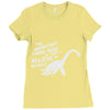 lochness monster Ladies Fitted T-Shirt