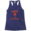 halloween happy hallowine Racerback Tank